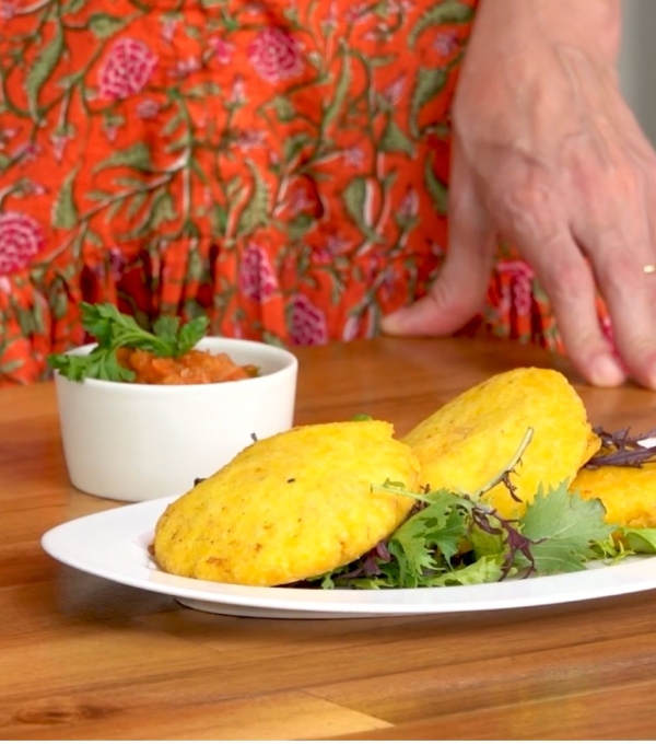 Arepa de huevo colombiana