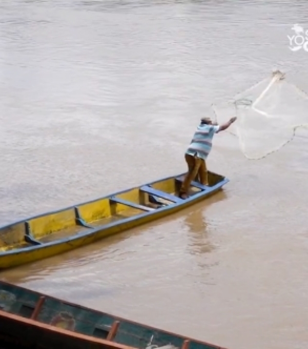 Lanchero en el Tolima
